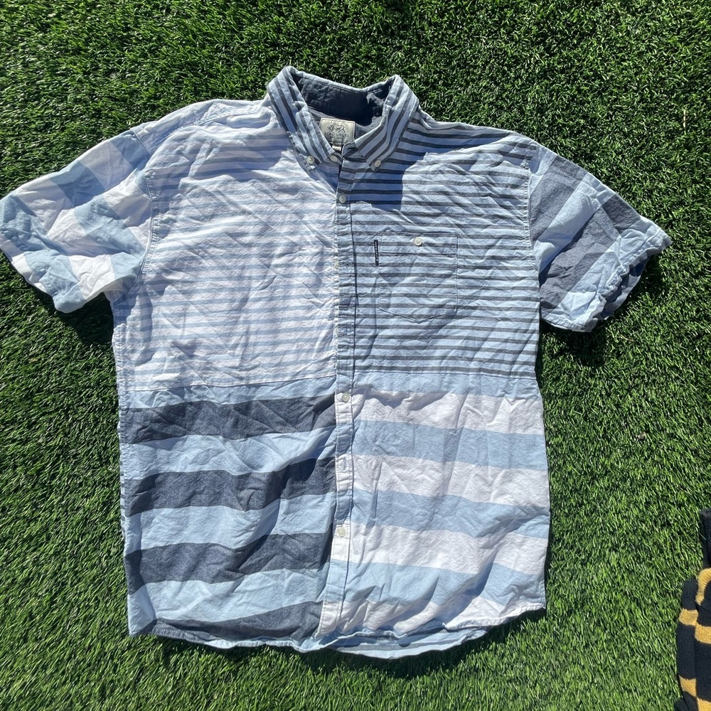 Ecko Unltd. Men’s button up patchwork 3XL